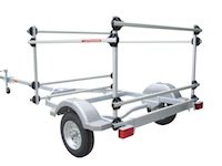 Two Boat Trailer Rack